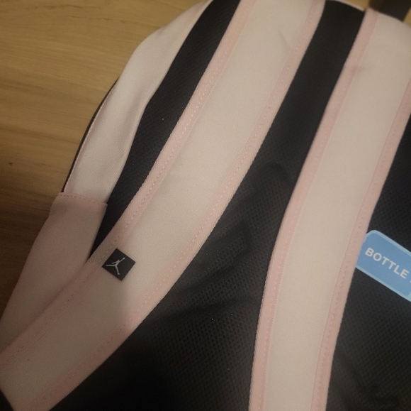 Nike - Pink and Black Air Jordan Backpack - Picture 3 of 6